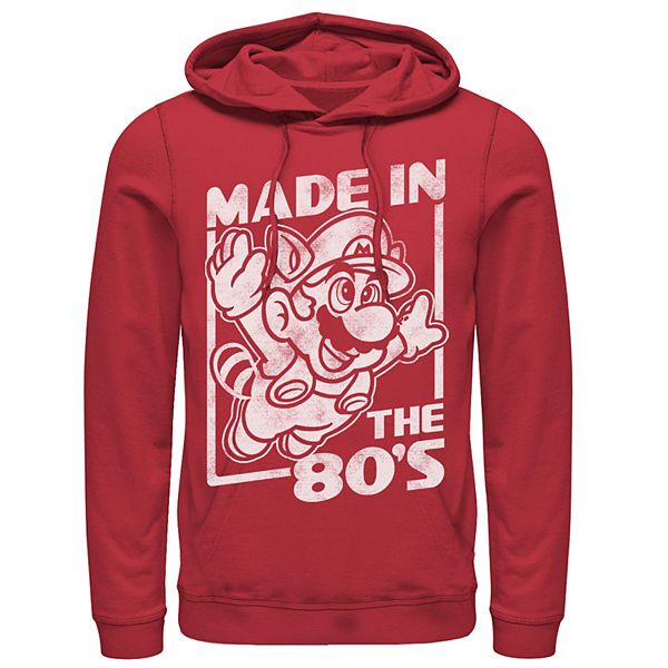 Men's Super Mario Tanooki Mario Made In The 80's Hoodie