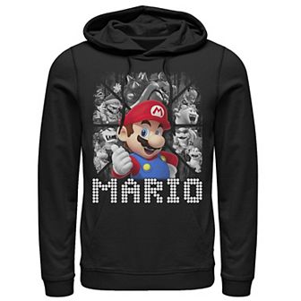 Men's Super Mario Bad Guy Panels Hoodie