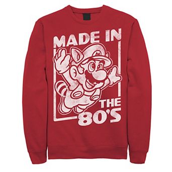 Men's Super Mario Tanooki Mario Made In The 80's Sweatshirt