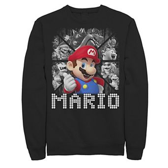 Men's Super Mario Bad Guy Panels Sweatshirt