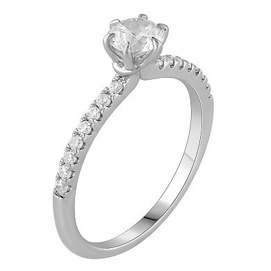 Platinum 3/4 Carat T.W. Diamond Engagement Ring