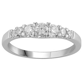 Platinum 1/2 Carat T.W. Diamond Anniversary Band