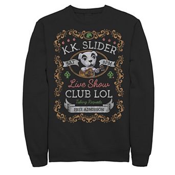 Men's Nintendo Animal Crossing KK Slider Live Show Poster Sweatshirt