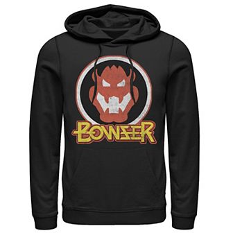 Men's Nintendo Super Mario Bowser Retro Portrait Hoodie
