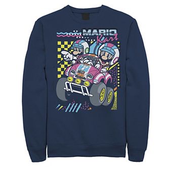 Men's Nintendo Mario Kart Mario Luigi Darting Sweatshirt