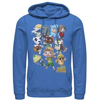 Men's Nintendo Animal Crossing New Leaf Villager Group Shot Hoodie