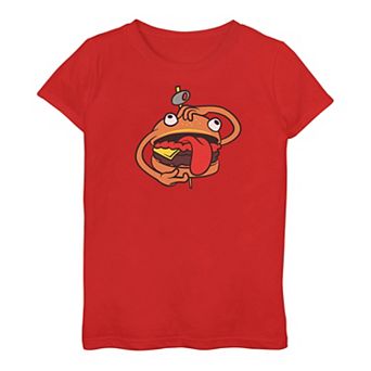 Girls 4-16 Fortnite Durrr Burger Logo Graphic Tee