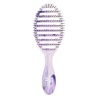 Wet Brush Speed Dry Gemstone Amethyst Hair Brush