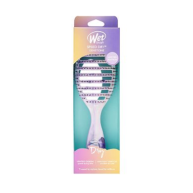 Wet Brush Speed Dry Gemstone Amethyst Hair Brush