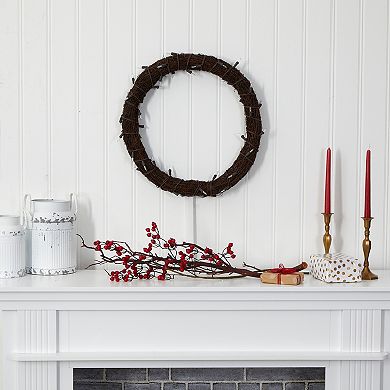 nearly natural 20-in. Vine Wreath