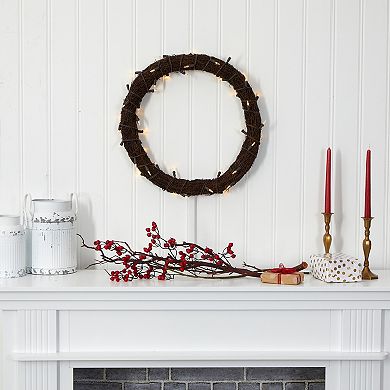nearly natural 20-in. Vine Wreath