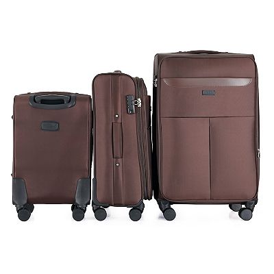 IZOD Liam 3-pc. Soft Shell Spinner Combo Lock Luggage Set