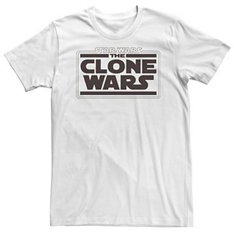 Big & Tall Star Wars Clone Wars Logo Tee