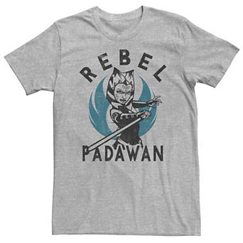 Big & Tall Star Wars: Clone Wars Ahsoka Rebel Padawan Portrait Tee