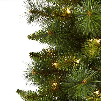 nearly natural 3-ft. New Haven Pine Pre-Lit Artificial Christmas Tree