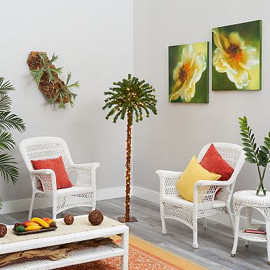 nearly natural 5-ft. Christmas Palm Pre-Lit Artificial Tree