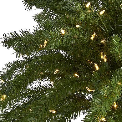 nearly natural 7-ft. Christmas Palm Pre-Lit Artificial Tree