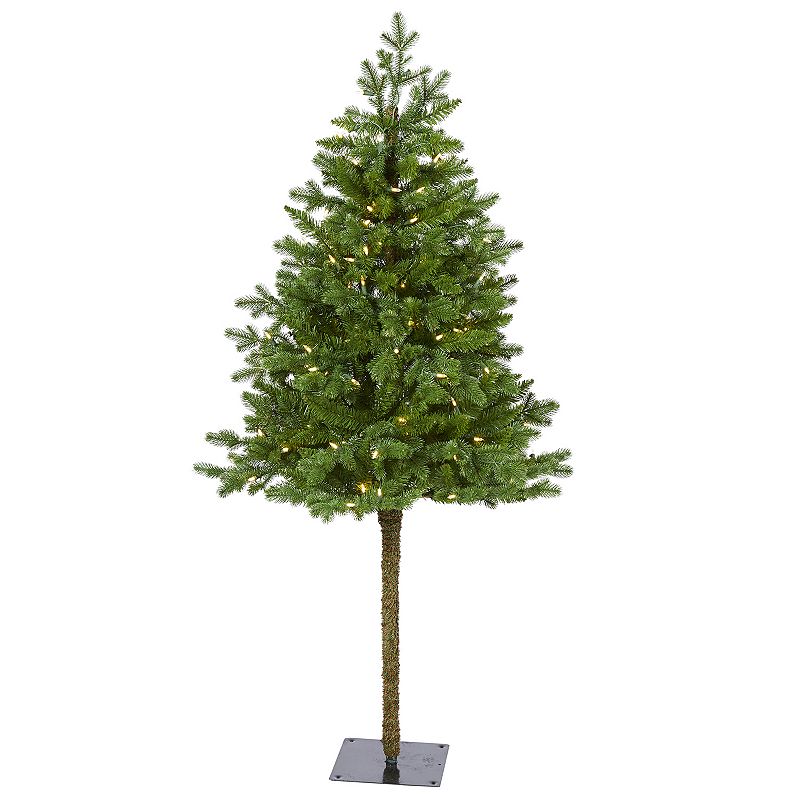 nearly natural 5-ft. Swiss Alpine Artificial Christmas Tree, Green