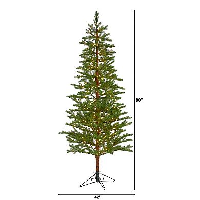 nearly natural 7.5-ft. Fairbanks Fir Artificial Christmas Tree