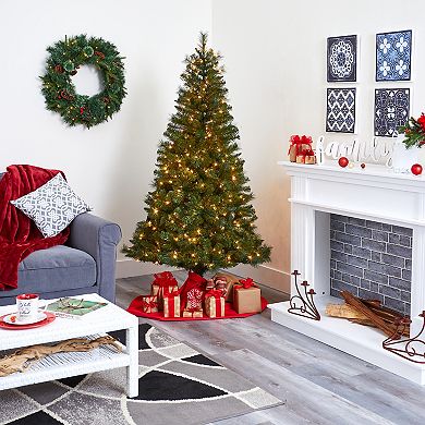nearly natural 6-ft. Mount Hood Spruce Artificial Christmas Tree