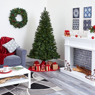 nearly natural 6-ft. Mount Hood Spruce Artificial Christmas Tree