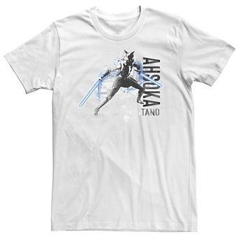 Big & Tall Star Wars: The Clone Wars Ahsoka Tano Lightsaber Action Tee