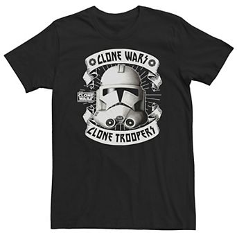 Big & Tall Star Wars: Clone Wars Stormtrooper Portrait Tee