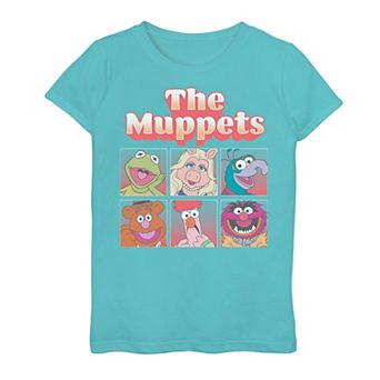 Disney's The Muppets Girls 7-16 Comic Box Up Tee