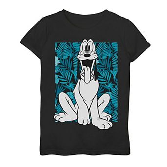 Disney's Mickey And Friends Girls 7-16 Pluto Tropical Tee