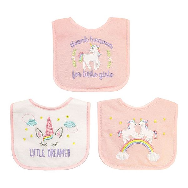 Baby girl deals bibs