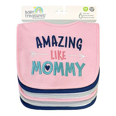 Baby Treasures 6 Pack Sayings Bibs