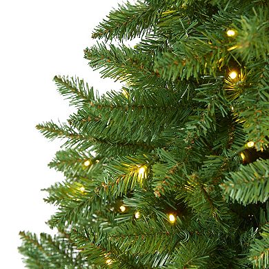 nearly natural 6.5-ft. Green Valley Fir Artificial Christmas Tree