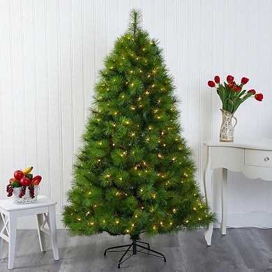 nearly natural 6.5-ft. Green Scotch Pine Artificial Christmas Tree