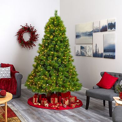 nearly natural 8-ft. Green Scotch Pine Artificial Christmas Tree