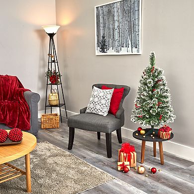 nearly natural 3-ft. Frosted Swiss Pine Artificial Christmas Tree