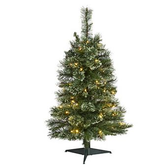 nearly natural 3-ft. Wisconsin Slim Snow Tip Pine Artificial Christmas Tree