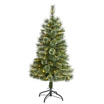 nearly natural 4-ft. Wisconsin Slim Snow Tip Pine Artificial Christmas Tree