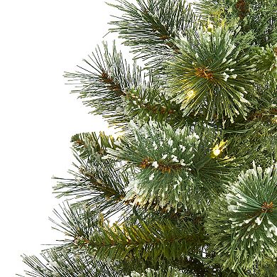 nearly natural 4-ft. Wisconsin Slim Snow Tip Pine Artificial Christmas Tree