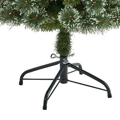 nearly natural 4-ft. Wisconsin Slim Snow Tip Pine Artificial Christmas Tree