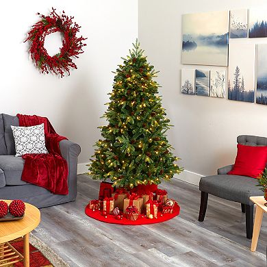 nearly natural 6-ft. Wellington Spruce Natural Look Artificial Christmas Tree