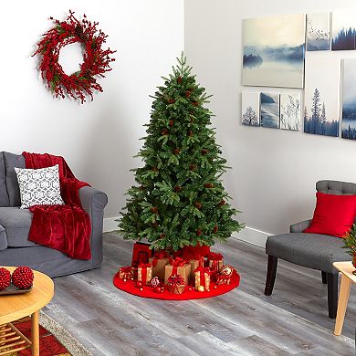nearly natural 6-ft. Wellington Spruce Natural Look Artificial Christmas Tree
