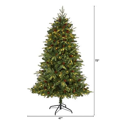 nearly natural 6-ft. Wellington Spruce Natural Look Artificial Christmas Tree