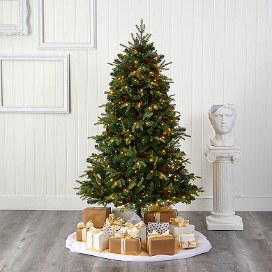 nearly natural 6-ft. Wellington Spruce Natural Look Artificial Christmas Tree