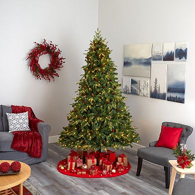 nearly natural 8-ft. Wellington Spruce Natural Look Artificial Christmas Tree