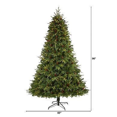 nearly natural 8-ft. Wellington Spruce Natural Look Artificial Christmas Tree