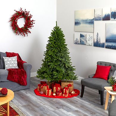 nearly natural 6-ft. Sierra Spruce Natural Look Artificial Christmas Tree