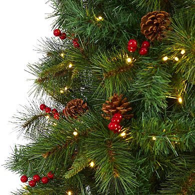 nearly natural 7-ft. Mixed Pine Artificial Christmas Tree