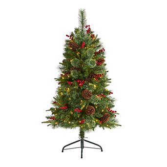 nearly natural 4-ft. Norway Mixed Pine Artificial Christmas Tree