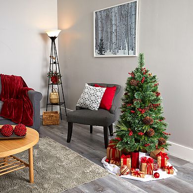 nearly natural 4-ft. Norway Mixed Pine Artificial Christmas Tree