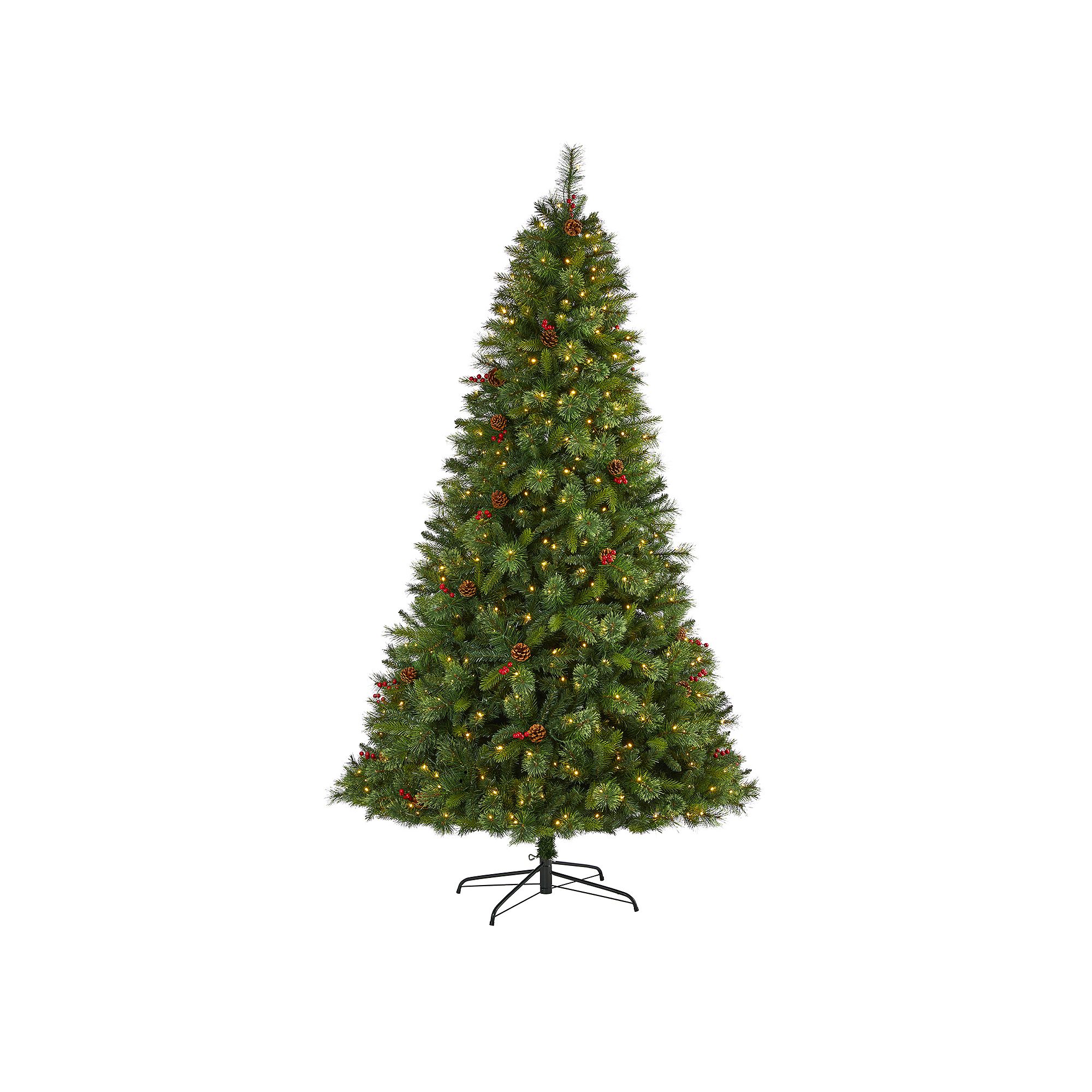 nearly natural 8-ft. Aberdeen Spruce Artificial Christmas Tree, Green